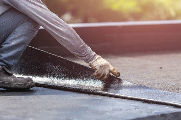 Professional Basement Waterproofing technician working in Marion, SC